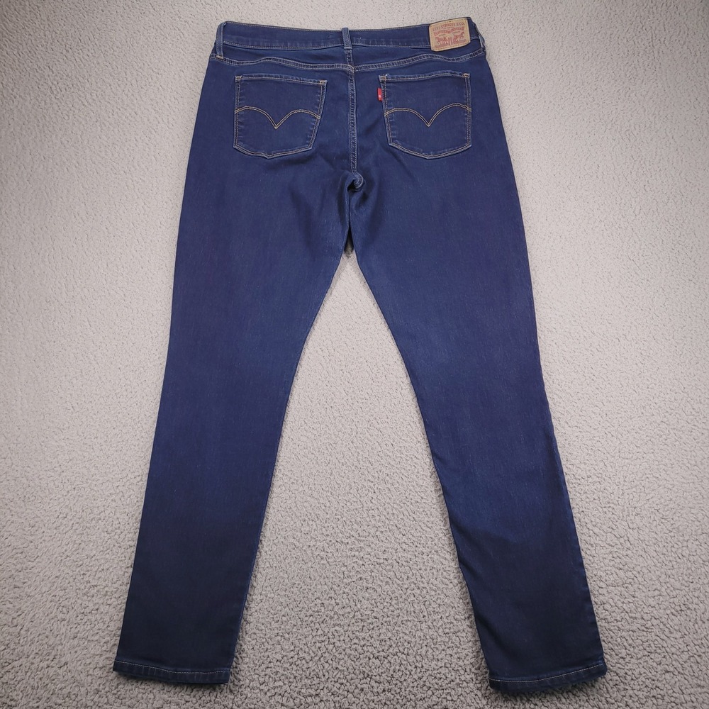 LEVIS 311 Jeans Size 32 Shaping Skinny Mid Rise Dark Wash Stretch Denim